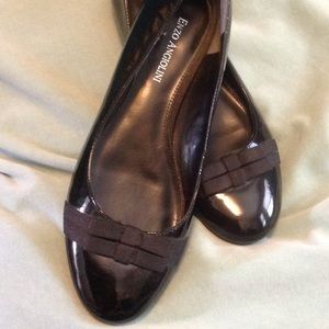 Patent leather flats